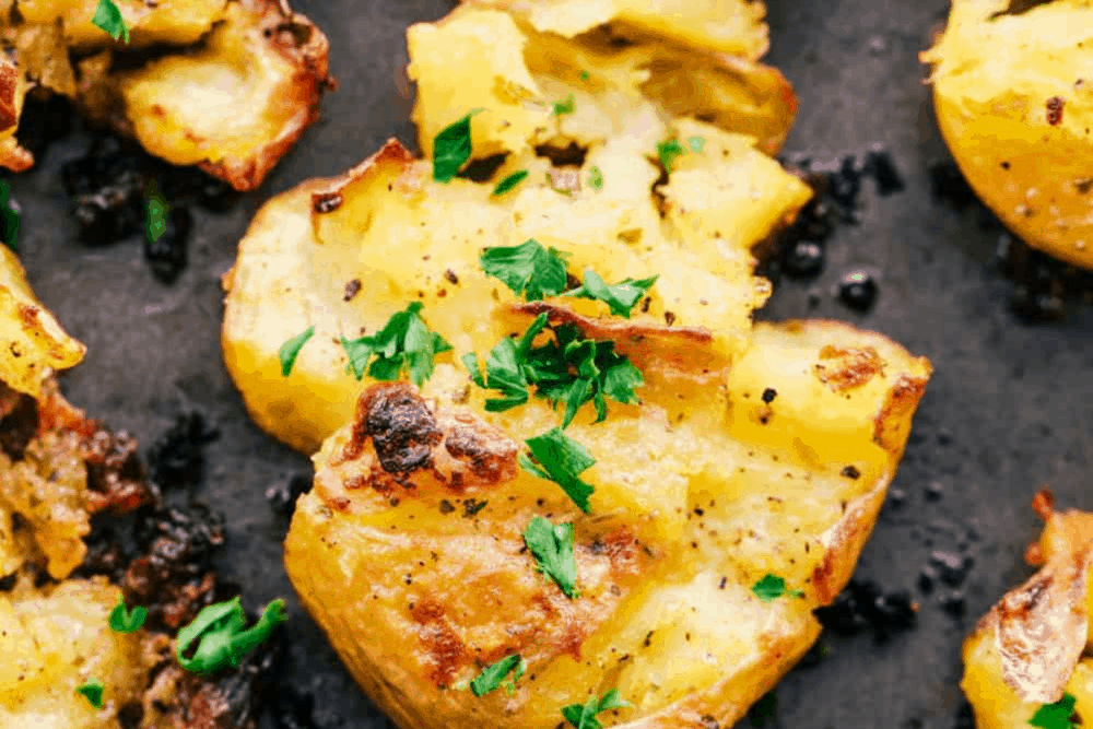 Ranch Smashed Potatoes - The Country Cook