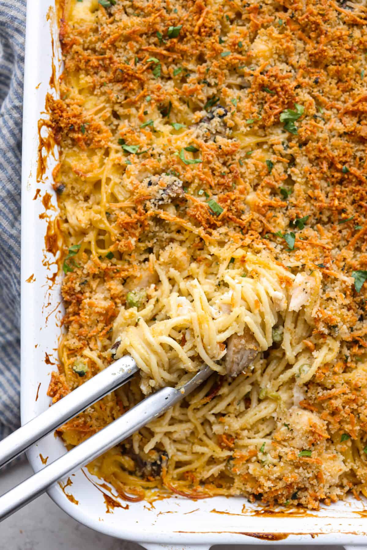 Chicken Tetrazzini Casserole - 11