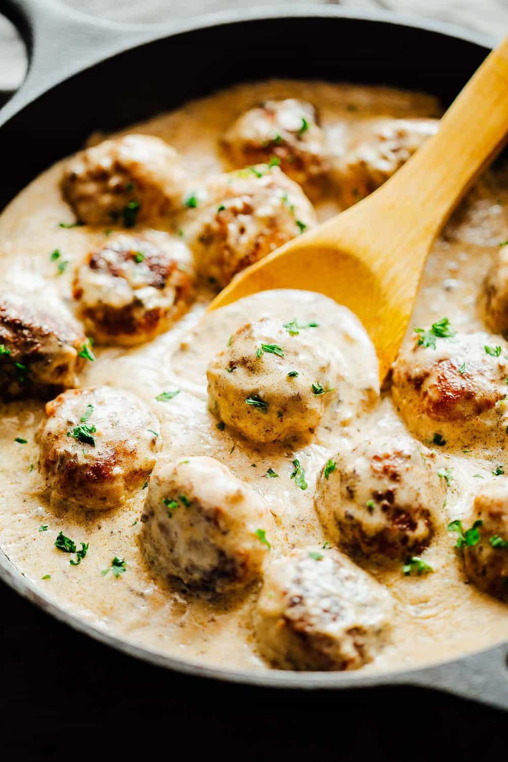 Creamy Cajun Chicken Meatballs The Recipe Critic