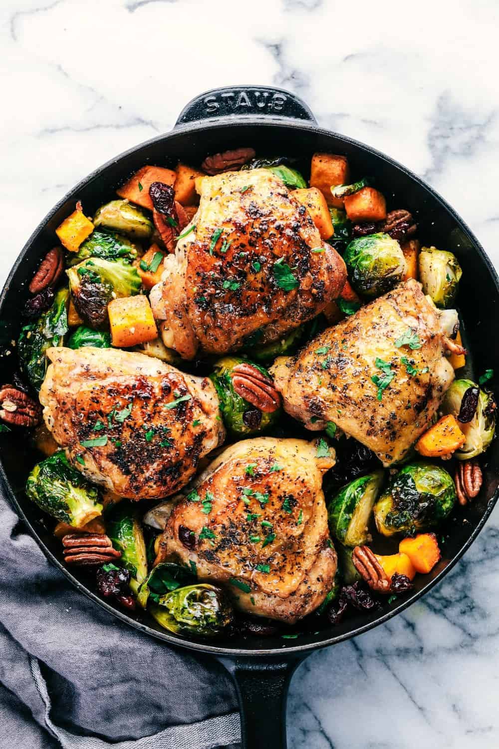 Roasted Honey Garlic Butter Chicken - 46