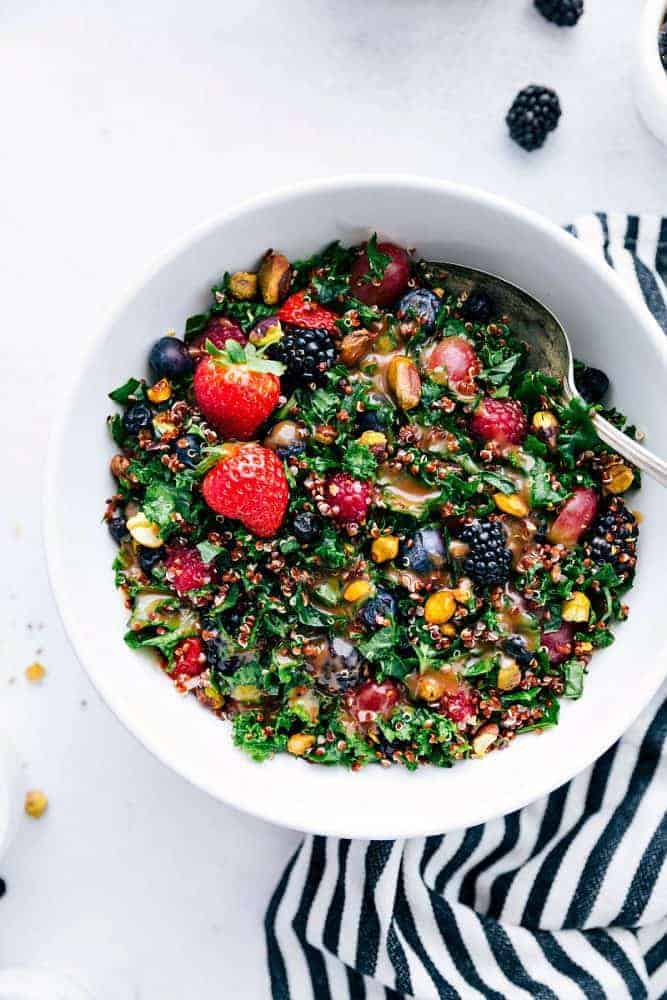 Berry Quinoa and Kale Salad - 73