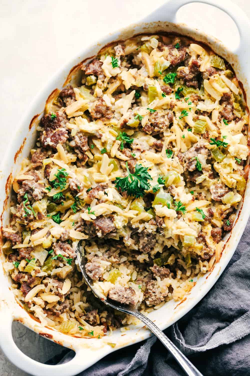 Easy Sausage and Rice Casserole - Healthy Chicken Recipes