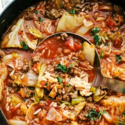 Stuffed Cabbage Soup- Ready in 30 Minutes! | Cook & Hook