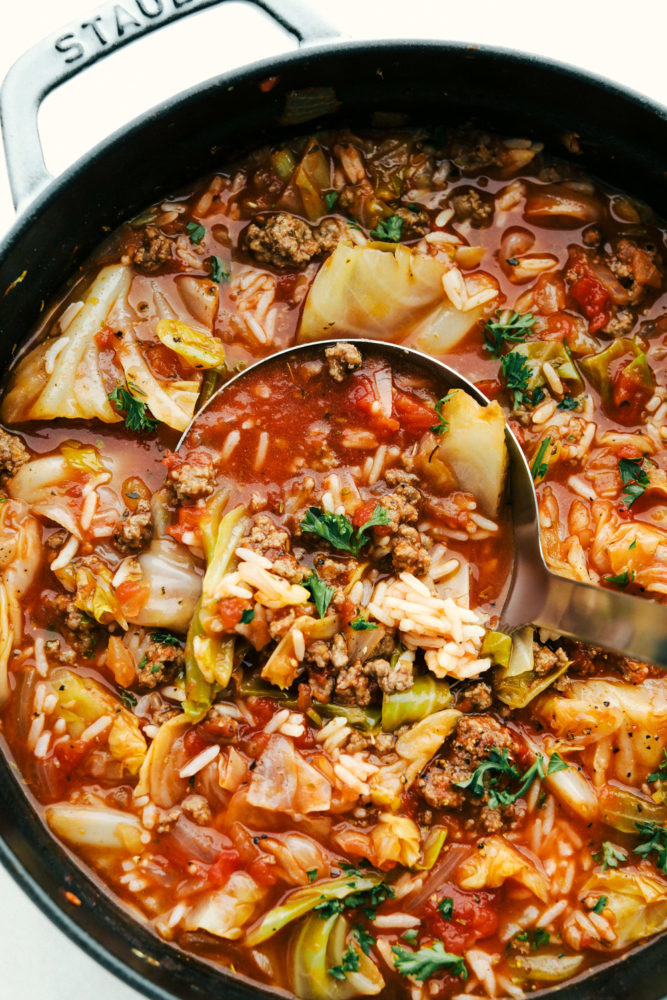 Stuffed Cabbage Soup Ready In 30 Minutes Yummy Recipe 