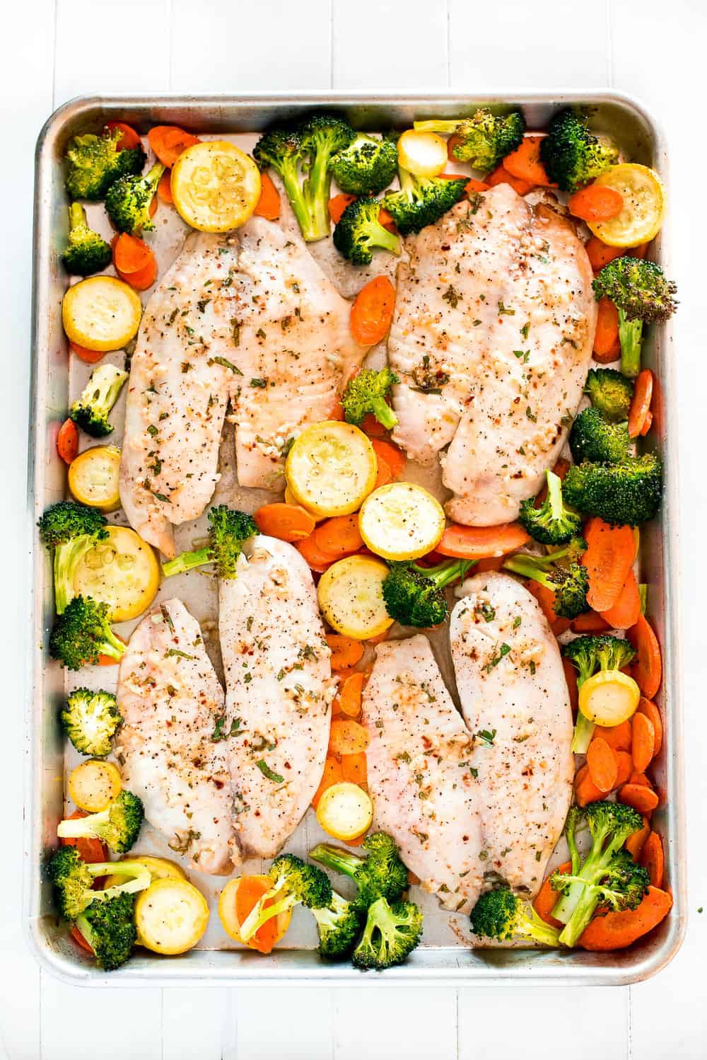 Baked Tilapia and Roasted Veggies - 81