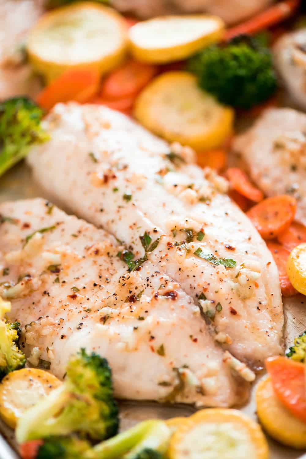 Baked Tilapia and Roasted Veggies - 41