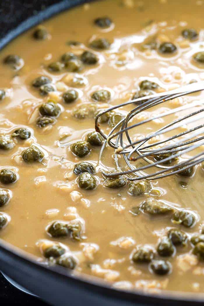 White Wine Lemon-Caper Sauce