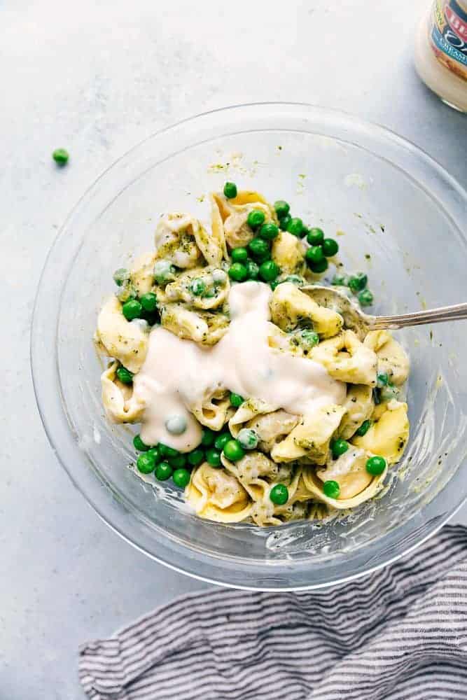 Alfredo Pesto Tortellini with Sausage - 79