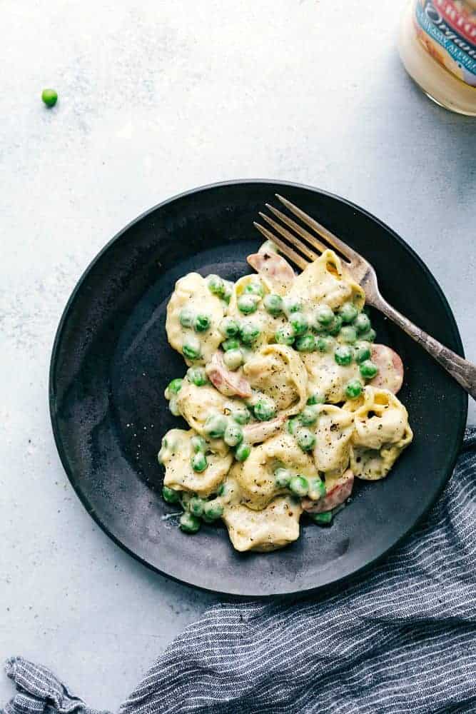 Alfredo Pesto Tortellini with Sausage - 61