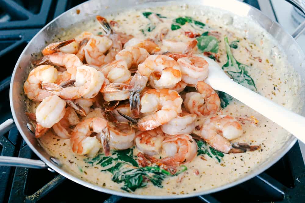 Creamy Garlic Shrimp (spicy) Recipe - The Cookie Rookie®