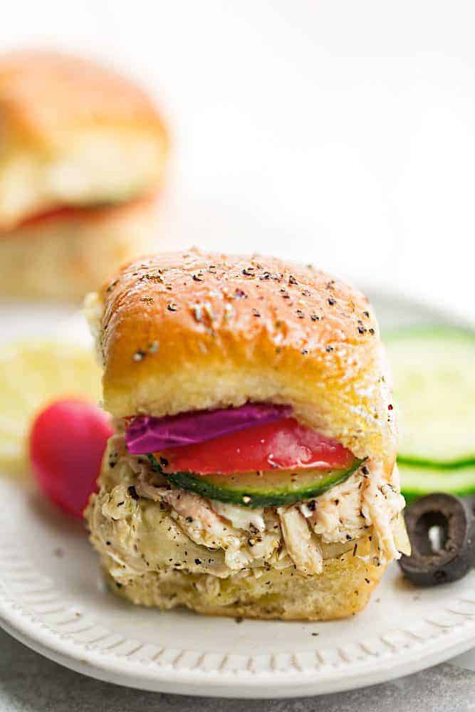 Greek Chicken Sliders - 75