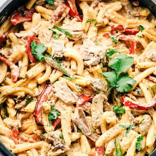 Creamy Pork Carnitas Pasta | The Recipe Critic