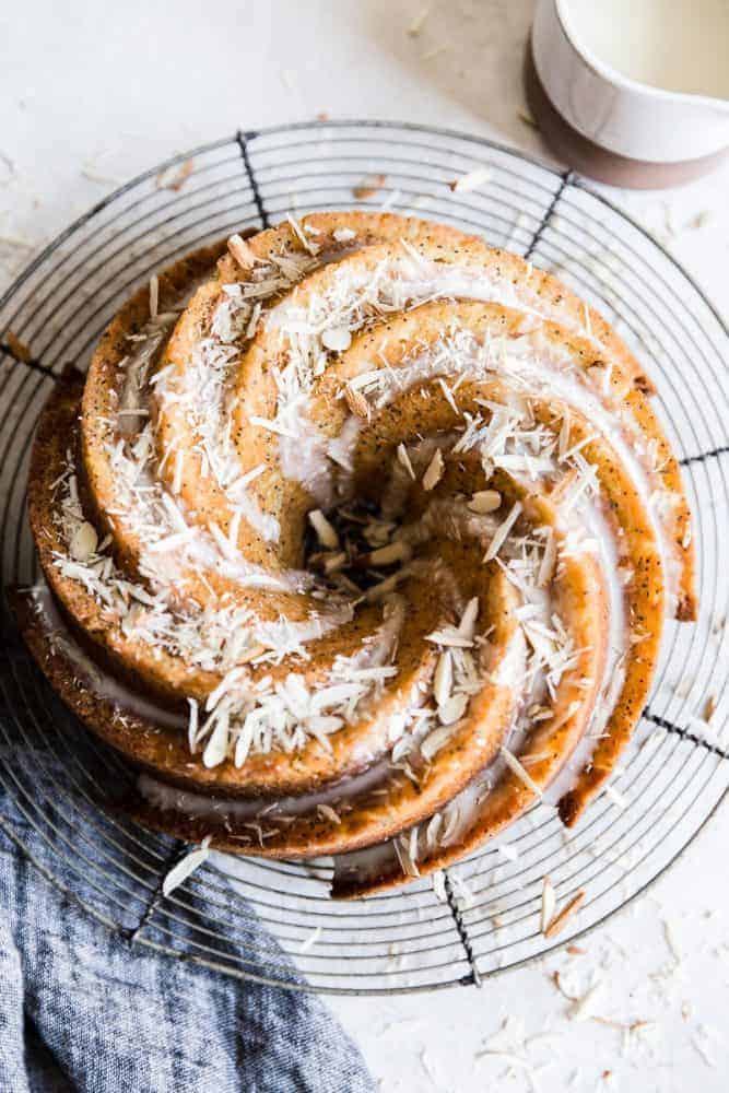 Almond Poppy Seed Cake • Living in Sugar