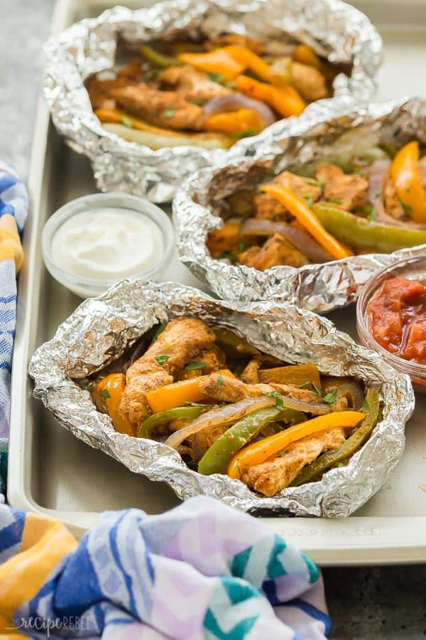 Chicken Fajita Foil Packets - 53