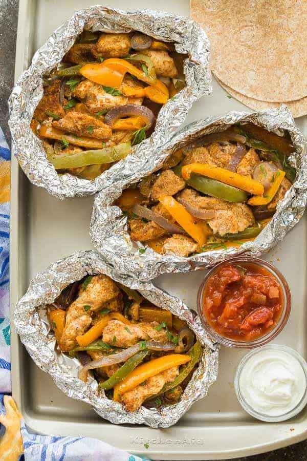 Chicken Fajita Foil Packets - 97