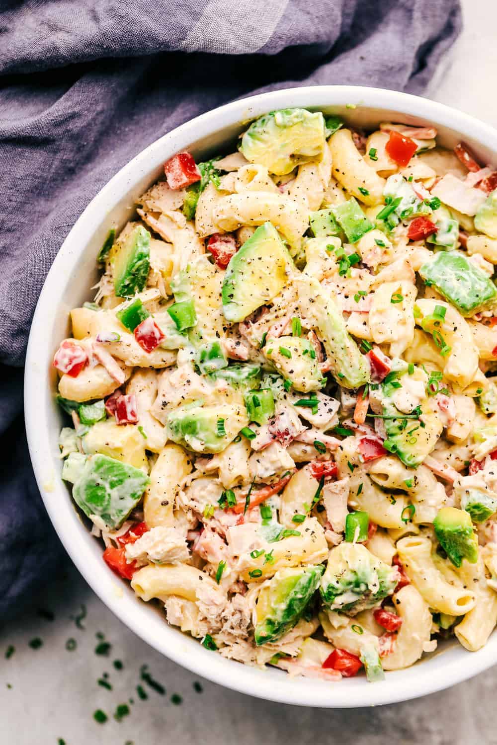 Tuna Avocado Macaroni Salad | recipecritic