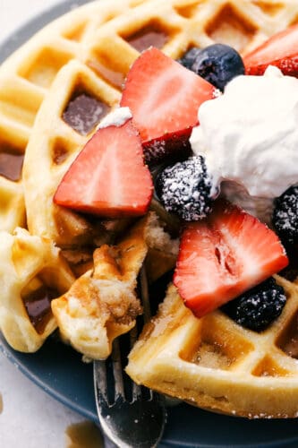 Homemade Belgian Waffles Recipe 