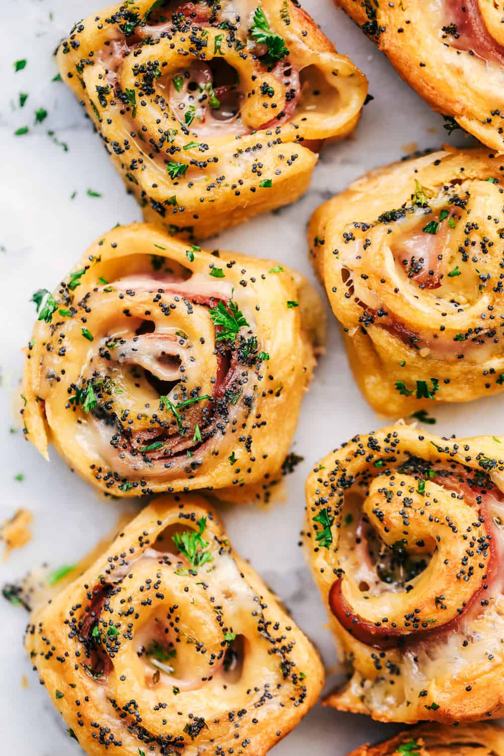 Hot Ham and Swiss Pinwheels Healthy Chicken Recipes