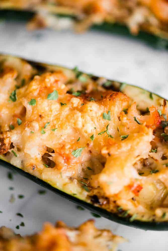 Easy Delicious Shrimp Zucchini Boats | The Recipe Critic