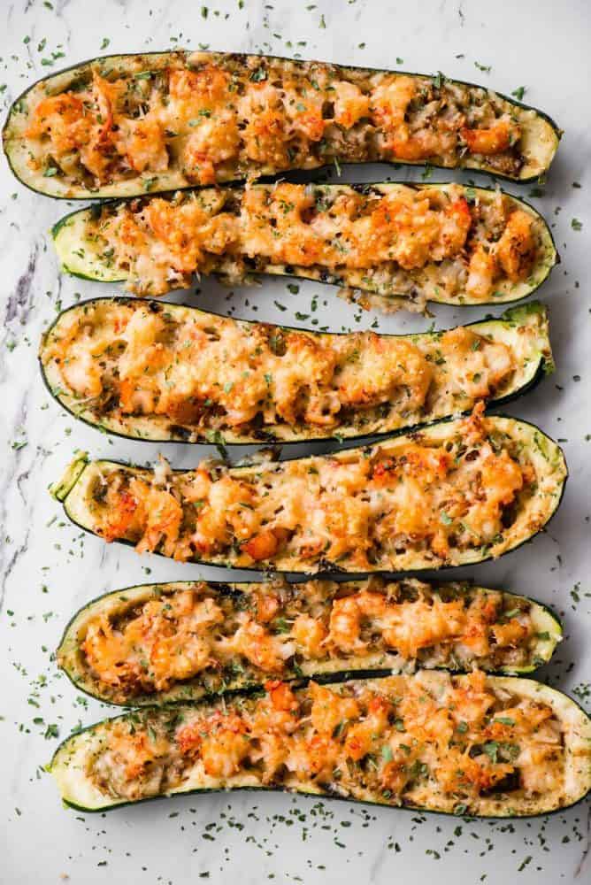 Easy Delicious Shrimp Zucchini Boats | The Recipe Critic