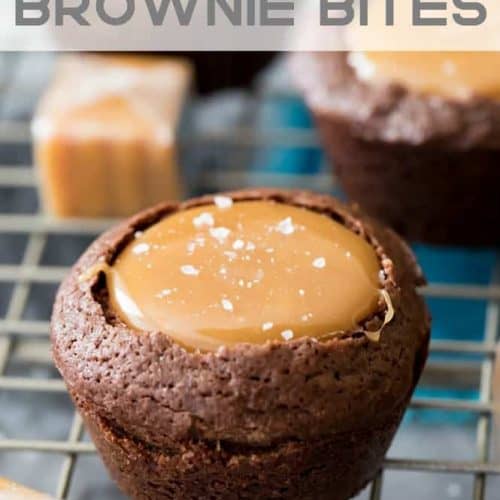 Chocolate Filled Mini Brownie Bites Recipe