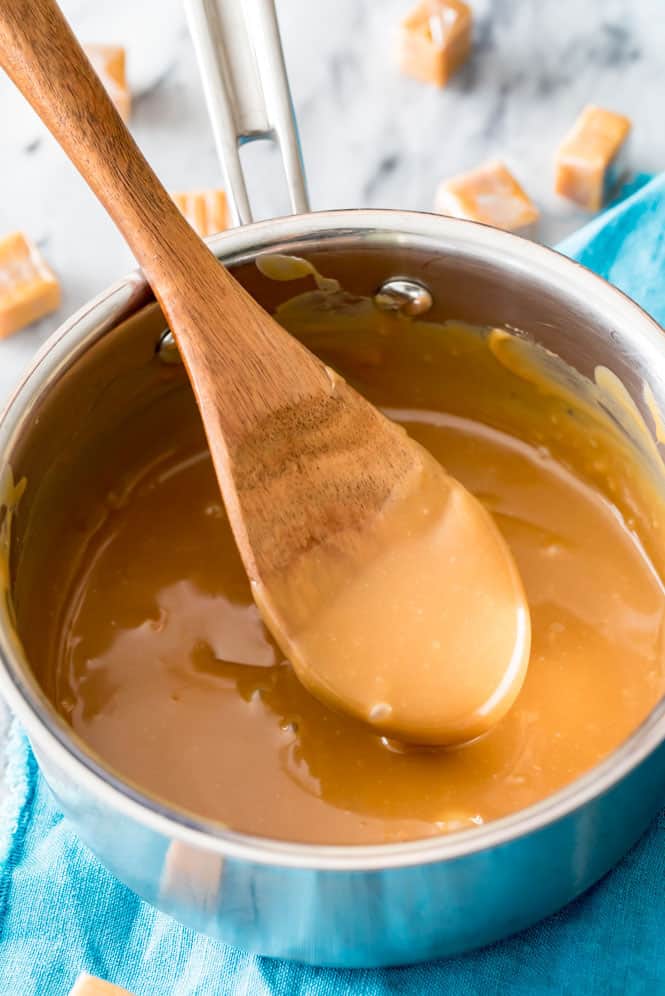 caramel for salted caramel brownie bites