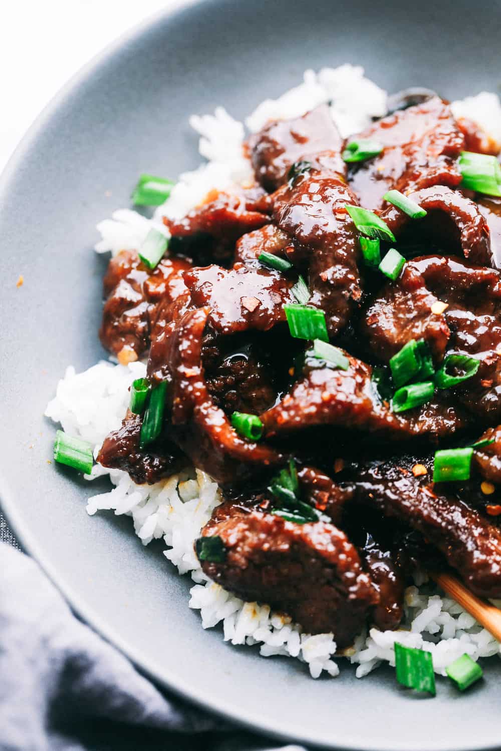 Super Easy Mongolian Beef (Tastes Just like P.F. Changs