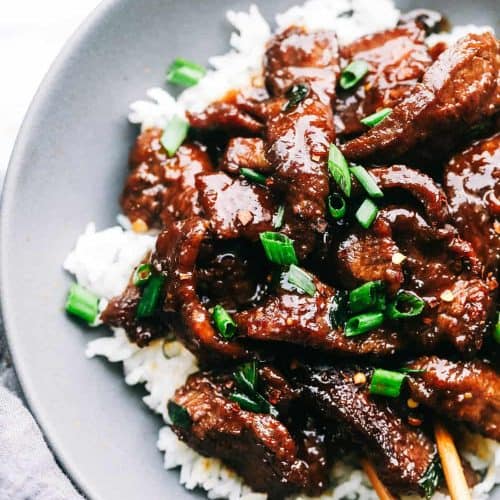 Super Easy Mongolian Beef Tastes Just Like P F Changs The Recipe Critic