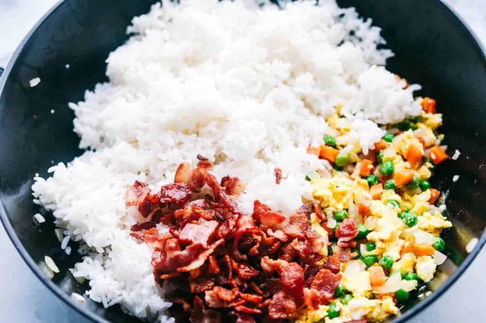 Easy Bacon Fried Rice - 47