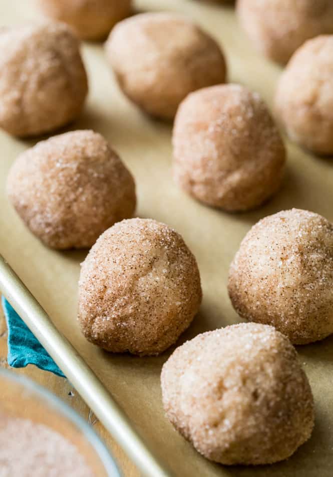 Cream Cheese Snickerdoodle Cookie Dough