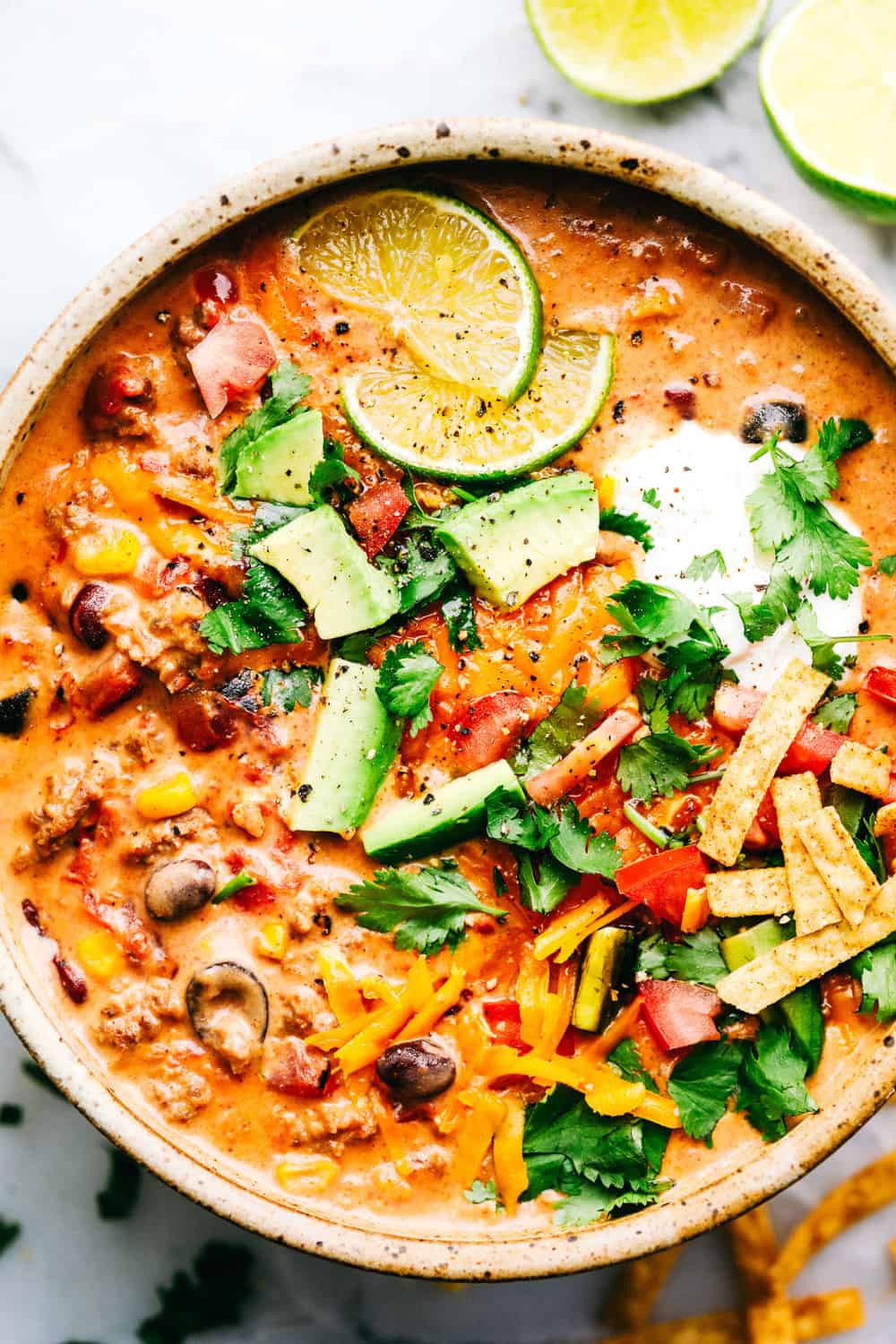 Easy Cheesy Taco Soup - 54