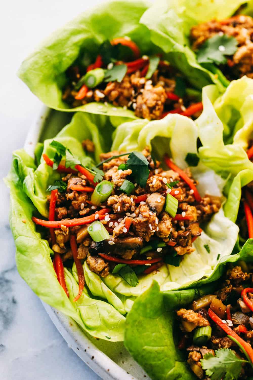 Asian Turkey Lettuce Wraps Recipe Cart