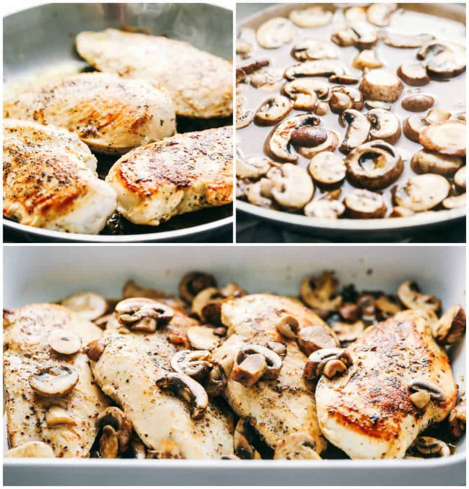 Easy Baked Cheesy Mushroom Chicken - 3