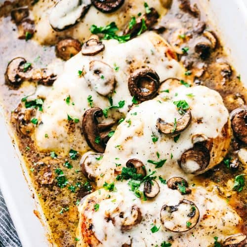 Easy Baked Mushroom Chicken | The Recipe Critic