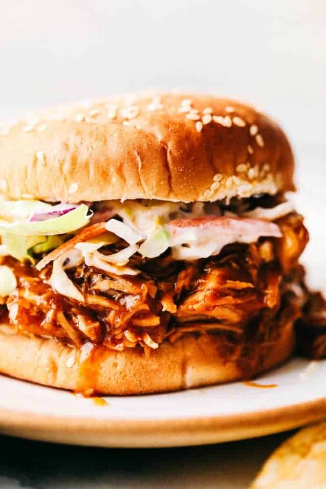 Melt in Your Mouth Slow Cooker BBQ Chicken - 99