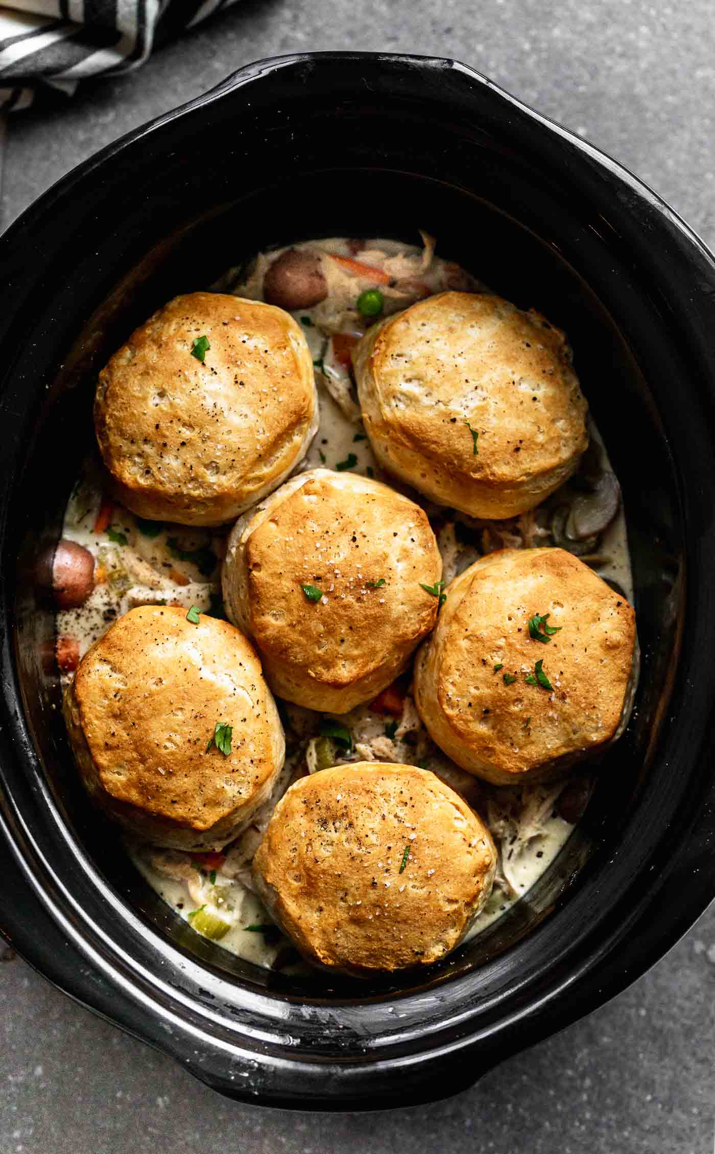 Slow Cooker Chicken Pot Pie - Fashion Blog