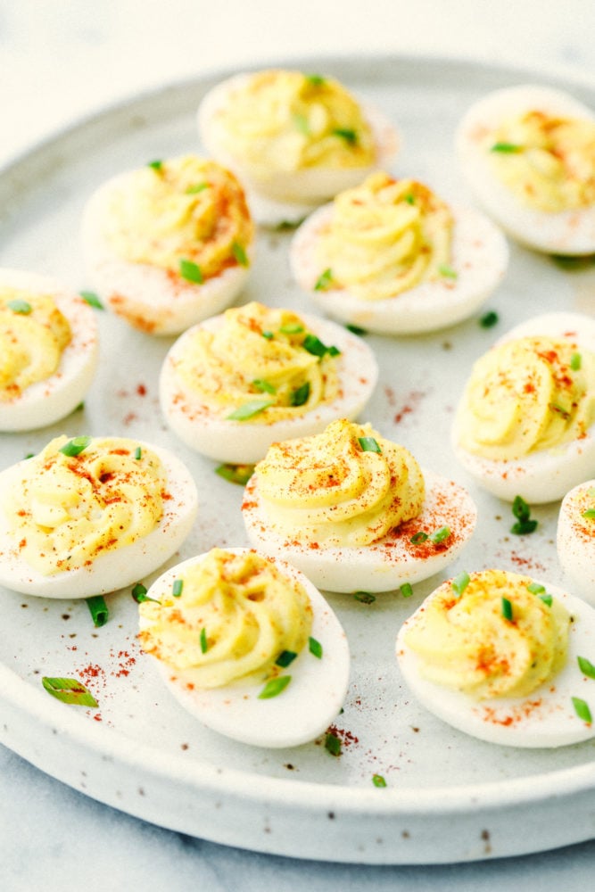 Best Classic Deviled Eggs Recipe - Creme De La Crumb