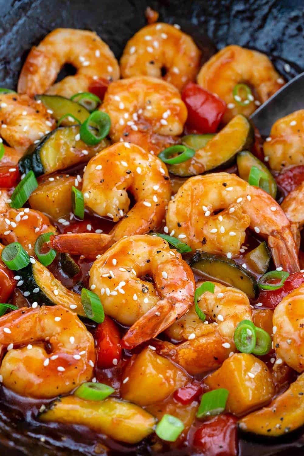 Sweet and Sour Shrimp - The Cookbook Network