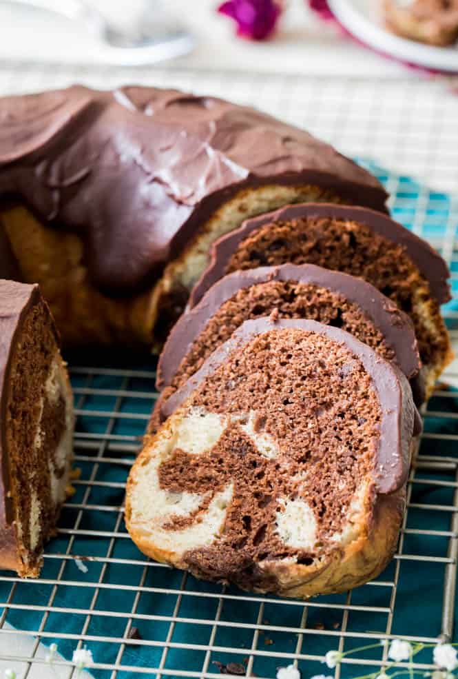 Chocolate-Vanilla Swirl Bundt Cake Recipe