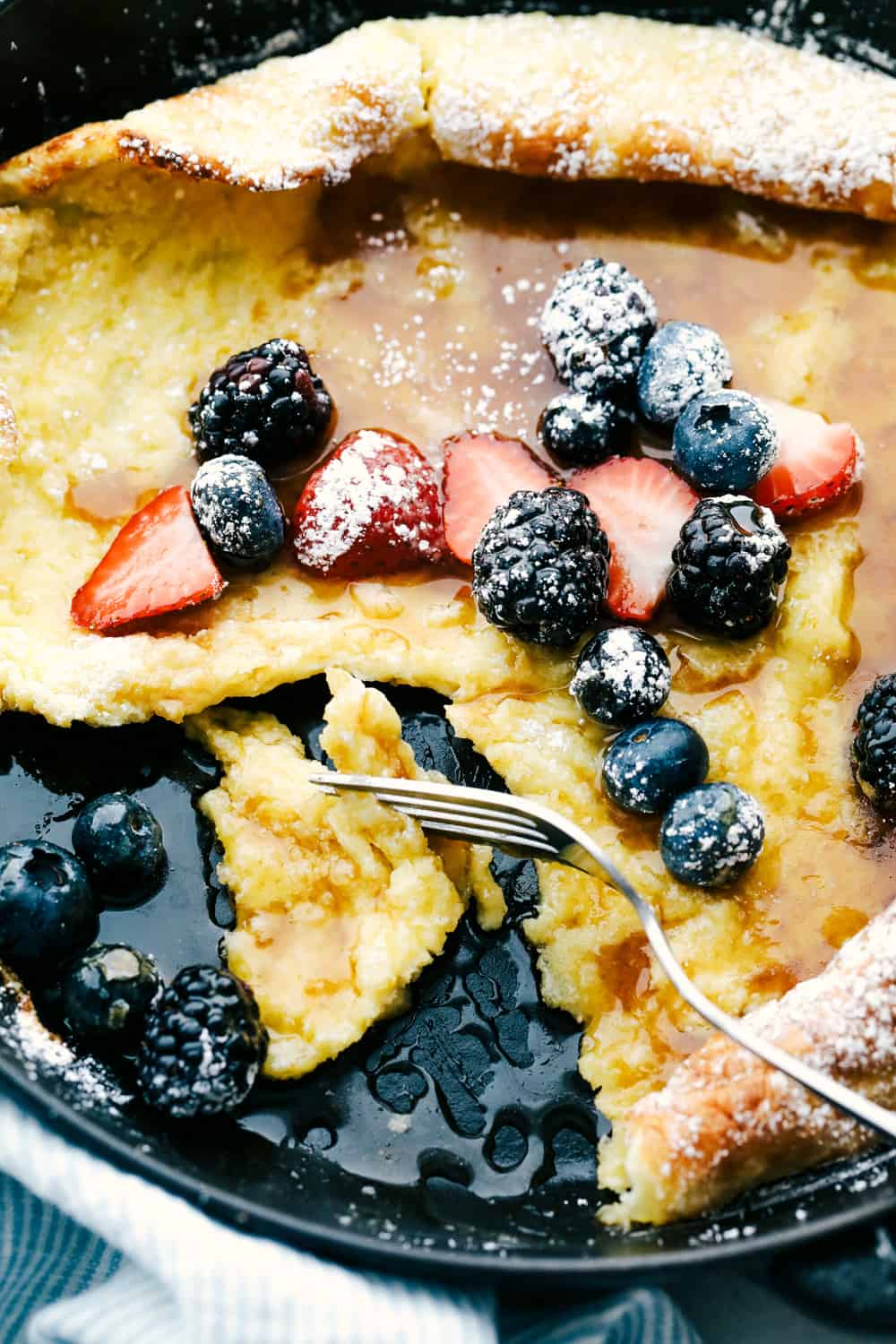 Oven Pancake {Puffy German Pancake} –