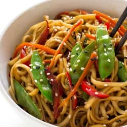 20 Minute Vegetable Lo Mein | The Recipe Critic