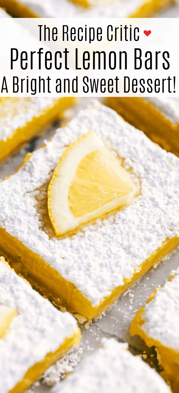 Perfect Homemade Lemon Bars | Cook & Hook