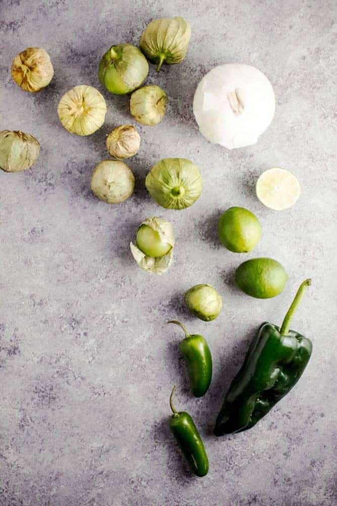 Sheet Pan Salsa Verde Chicken Fajitas