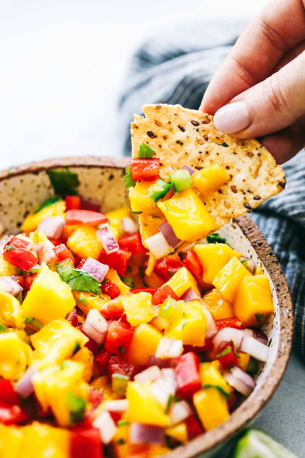 5 Minute Mango Salsa Recipecritic   Awesomemangosalsa 