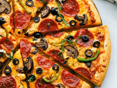 delicious looking pizza