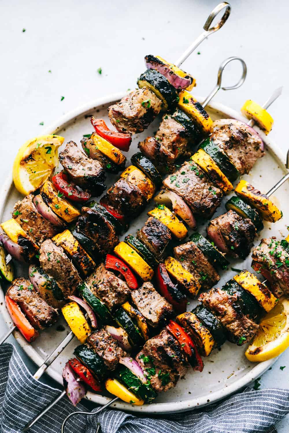 Grilled Tuscan Pork Skewers - 42