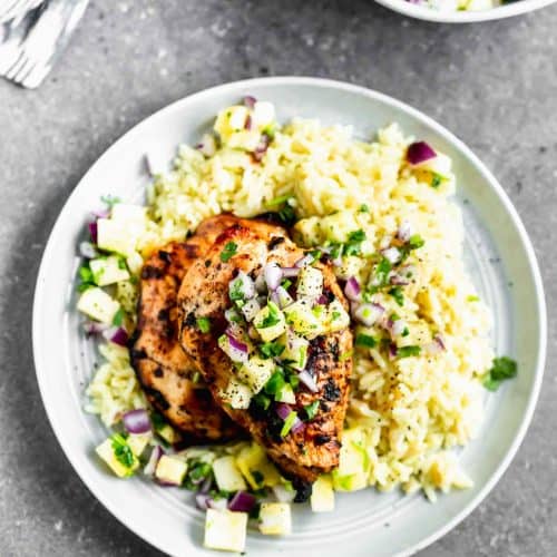 Grilled Chipotle Chicken With Pineapple Salsa  