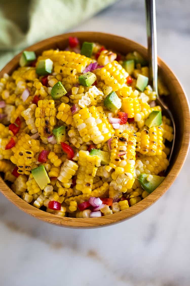 Fresh or Frozen Summer Corn Salad Recipe | The Recipe Critic