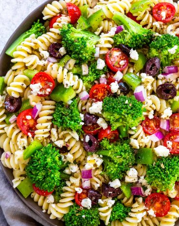 greek broccoli pasta salad 4now-trending