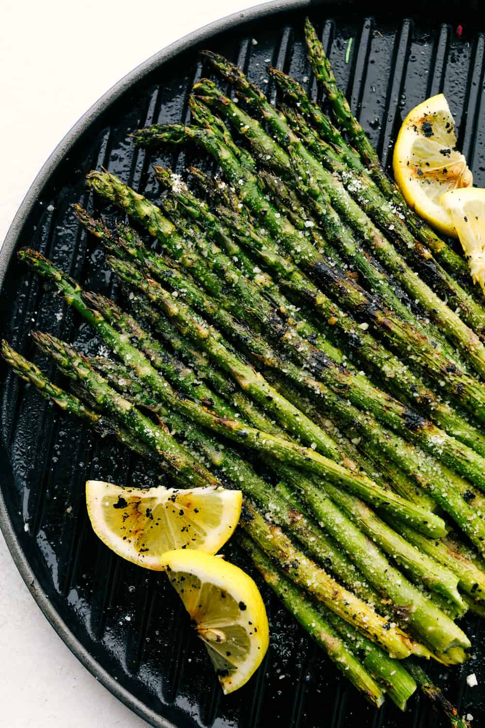 Grilled Asparagus Recipe  w  Parmesan   Garlic  - 1